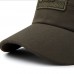 Men Cotton Letter Embroidery Solid Color Outdoor Sunshade Casual Vintage Military Caps Flat Hats